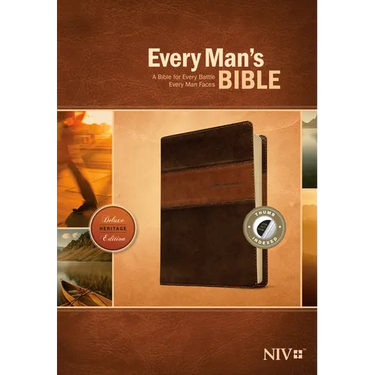 Every Man's Bible NIV, Deluxe Heritage Edition, Tutone