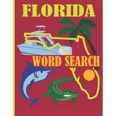 Florida Word Search: Puzzle Book Funny Gift from Sunshine State