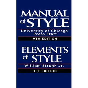 The Chicago Manual of Style & The Elements of Style, Special Edition