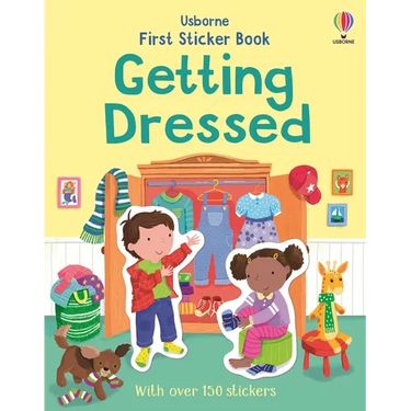 First Sticker Book Getting Dressed