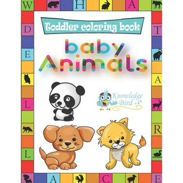 Baby Animals Coloring Book: Coloring Beautiful Animals Babies. ColoringBook For Boys And Girls Aged 3-12. Best Way To Learn Animals Babies And have fu