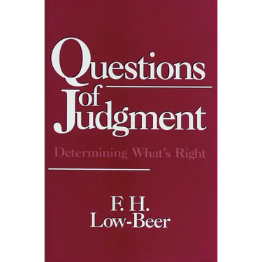 Questions of Judgment
