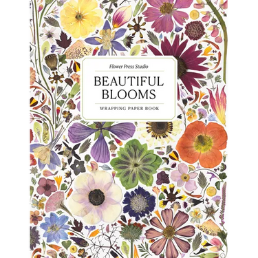 Beautiful Blooms Wrapping Paper Book