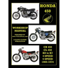 HONDA 450 WORKSHOP MANUAL CB450 & CL450 K0 to K7 4 SPEED & 5 SPEED 1965-1974