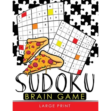 Sudoku Brain Game Large Print: Easy, Medium to Hard Level Puzzles for Adult Sulution inside