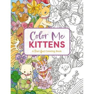 Color Me Kittens: A Purr-Fect Adult Coloring Book