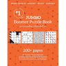 Jumbo Boomer Puzzle Book #1: 200+ pages of puzzles & brain exercises to keep your mind sharp for Seniors