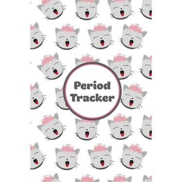 Period Tracker: Track & Log Monthly Symptoms, Moods & PMS, Monitor Menstrual Cycle Diary, Record Month Flow Journal, Periods Book, Girls, Women
