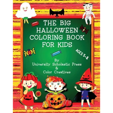 The Big Halloween Coloring Book for Kids: Ages 5-8