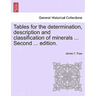 Tables for the Determination, Description and Classification of Minerals ... Second ... Edition.