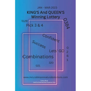 KING'S And QUEEN'S Winning Lottery: Jan-Mar 2023