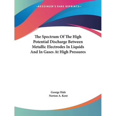 The Spectrum Of The High Potential Discharge Between Metallic Electrodes In Liquids And In Gases At High Pressures