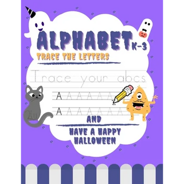 Halloween Alphabet Tracing Book: 8.5 x 11 inch, alphabet tracing book, practice writing and legibility, for young ages and grades K-3