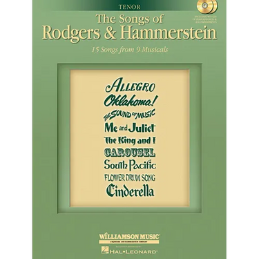 The Songs of Rodgers & Hammerstein: Tenor with CDs of Performances and Accompaniments Book/2-CD Pack