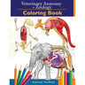 Veterinary & Zoology Coloring Book: 2-in-1 Compilation Incredibly Detailed Self-Test Animal Anatomy Color workbook Perfect Gift for Vet Students and A