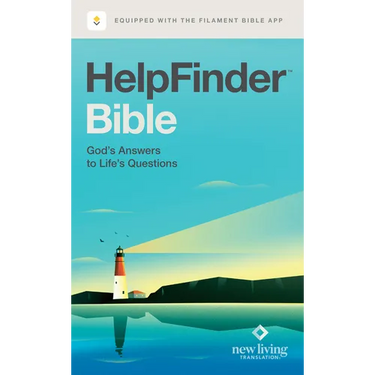 Helpfinder Bible Nlt, Filament Enabled (Hardcover, Red Letter)