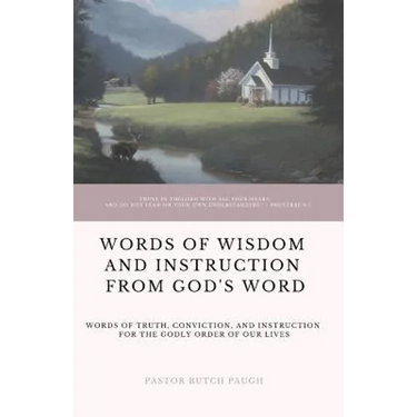 Words of Wisdom and Instruction from God's Word: Word's of Truth, Conviction, and Instruction for the Godly Order of Our Lives