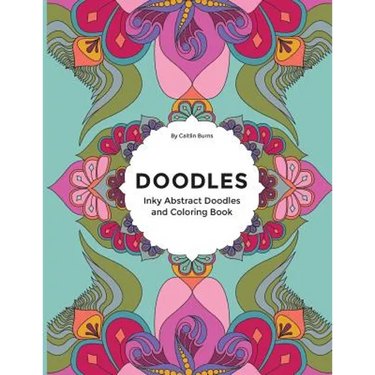 Doodles: Inky Abstract Doodles & Coloring Book