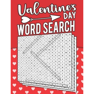 Valentine's Day Word Search: +50 Themed Word Search Puzzles Book For Adults, Cute Valentines Day Gift Idea
