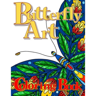 Butterfly Art Coloring Book for Adults