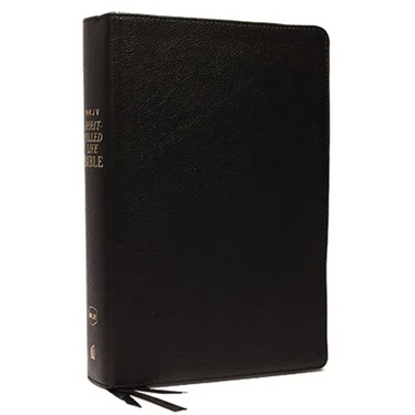NKJV, Spirit-Filled Life Bible, Third Edition, Genuine Leather, Black Indexed, Red Letter Edition, Comfort Print: Kingdom Equipping Through the Power