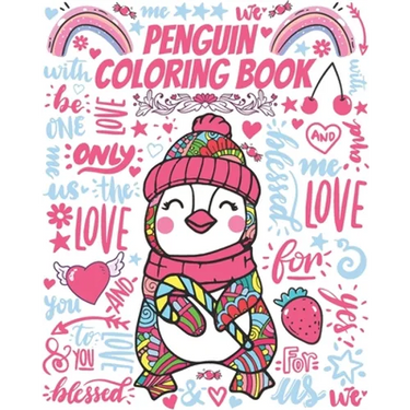 Penguin Coloring Book: Gorgeous Colouring Book for Everyone (Penguins Birds Lovers)