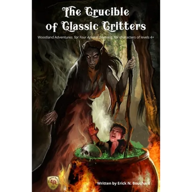 The Crucible of Classic Critters: Woodland Adventures for Four Against Darkness, for characters of levels 4+