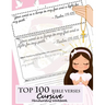 Top 100 Bible Verses Cursive Handwriting Workbook: Learning Cursive Handwriting Practice Sentences with Bible Verses to Memorize Are Powerful and Insp