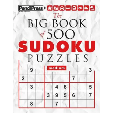 The Big Book of 500 Sudoku Puzzles Expert (with answers)