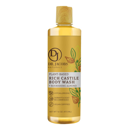 Almond Castile Body Wash by Dr. Jacobs Naturals