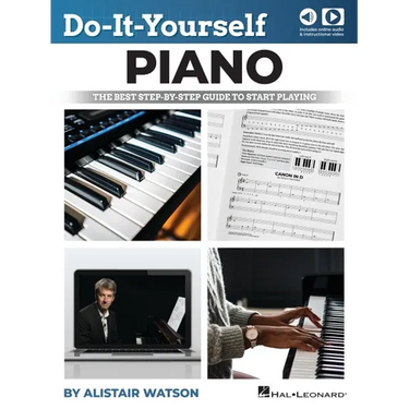 Do-It-Yourself Piano: The Best Step-By-Step Guide to Start Playing (Book/Online Media)