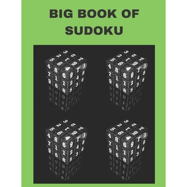 Big Book of Sudoku: Medium to Hard, Huge Bargain Collection, Collection of 1000 Puzzles and Solutions, Easy to Hard Puzzles for Adults