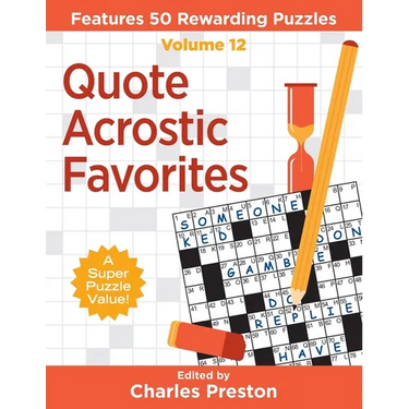Quote Acrostic Favorites: Features 50 Rewarding Puzzles