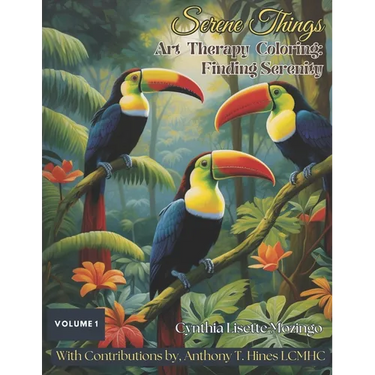 Serene Things Art Therapy Coloring: Finding Serenity