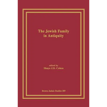 The Jewish Family in Antiquity
