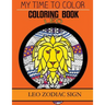 Leo Zodiac Sign - Adult Coloring Book