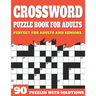 Crossword Puzzle Book For Adults: Large Print Sunday Enjoying Crossword Puzzles For Senior Parents And Grandparents With Solutions
