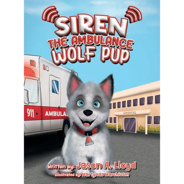 Siren the Ambulance Wolf Pup