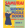 Samurai Sudoku Puzzle Books Medium To Hard - Book 5: Sudoku Variations Puzzle Books - Brain Games For Adults