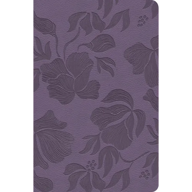 CSB Large Print Personal Size Reference Bible, Optimal Type, Digital Study Edition, Purple Leathertouch, Indexed