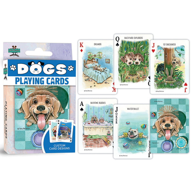 Dogs Playing Cards - 54 Card Deck by MasterPieces Puzzle Company INC