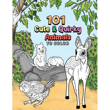 101 Cute & Quirky Animals to Color