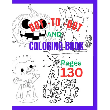 Dot-To-Dot and Coloring Book