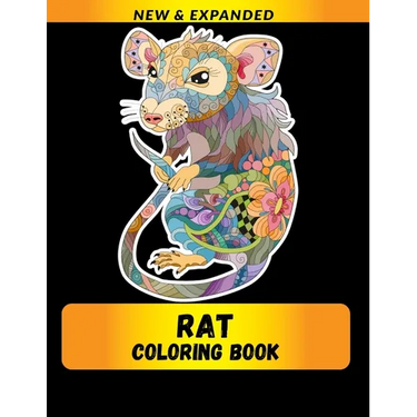Rat Coloring Book (New & Expanded): Wonderful rat Coloring Book For rat Lover, Adults, Teens