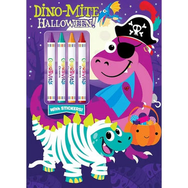 Dino-Mite Halloween: Colortivity with Big Crayons and Stickers