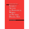 Guidelines on Subject Access to Individual Works of Fiction, Drama, Etc.