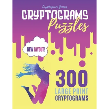 Cryptograms Puzzles: Cryptograms Quotes Puzzles, Cryptogram Families Puzzle Book, Book Of Cryptograms