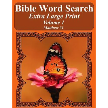 Bible Word Search Extra Large Print Volume 1: Matthew #1