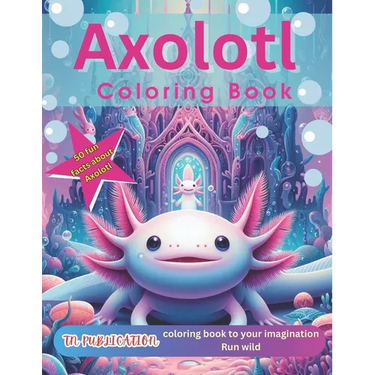 Axolotl Coloring Book: 50 Fun Facts about Axolotl
