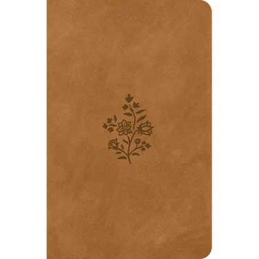ESV Premium Gift Bible (Trutone, Nubuck Caramel, Wildflower Design)